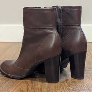 Ganni Dark Brown Heeled Boots